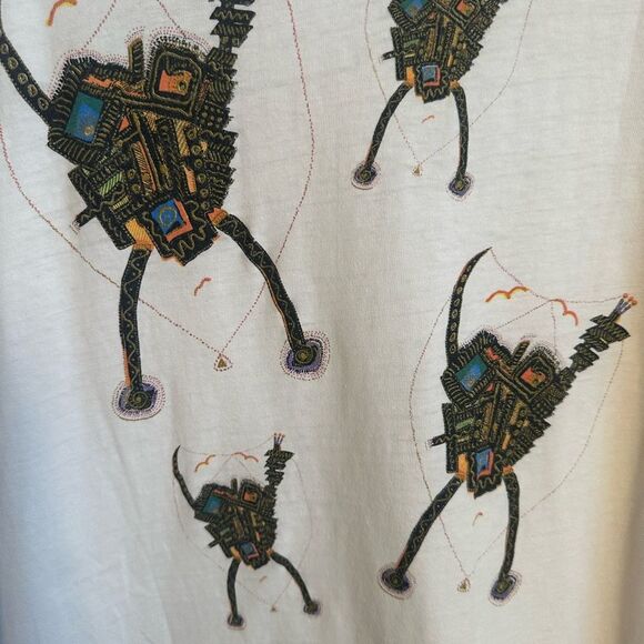Vintage 1992 Old Pecan Street Black ET Graphic Festival T-Shirt XXL - Picture 5 of 7